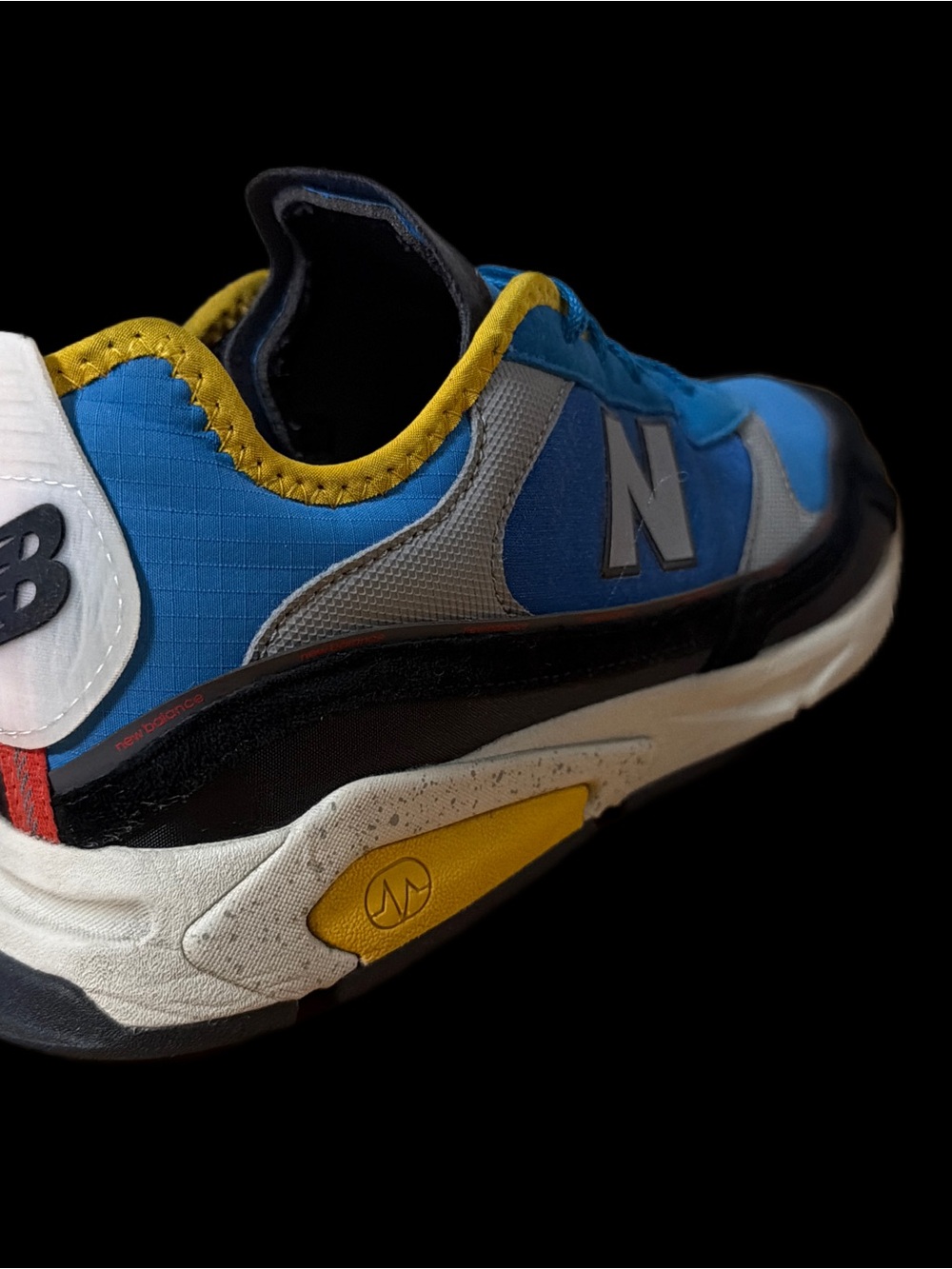 New Balance X-RACER Men’s size 10.5 Blue & Yellow Runners GUC - Picture 11 of 13